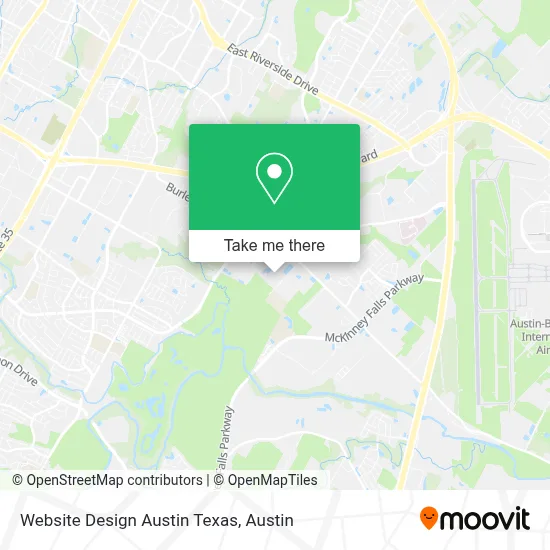 Website Design Austin Texas map
