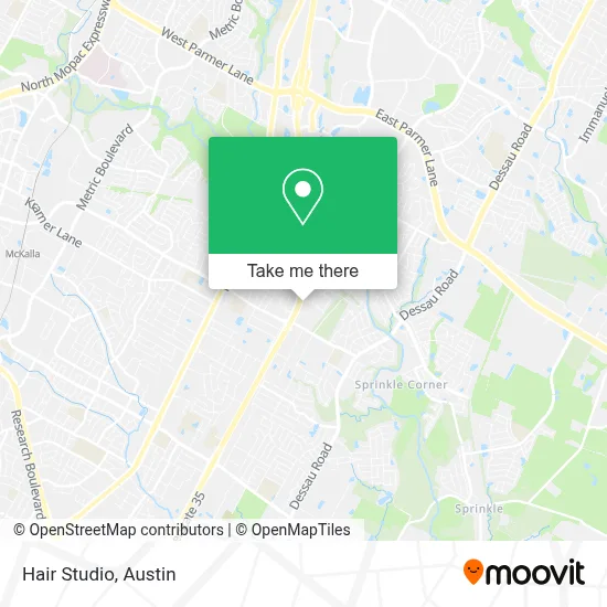 Hair Studio map