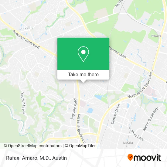 Rafael Amaro, M.D. map