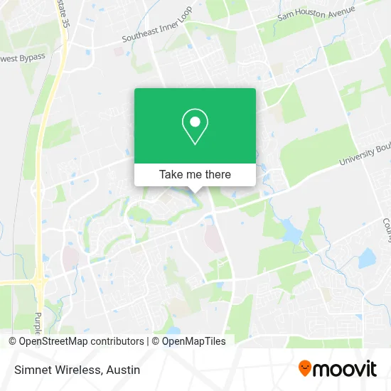 Simnet Wireless map