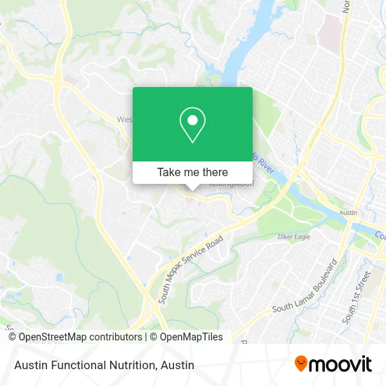 Austin Functional Nutrition map