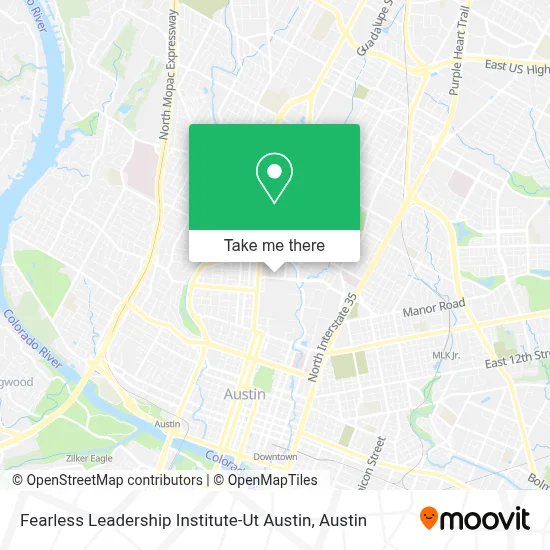 Fearless Leadership Institute-Ut Austin map