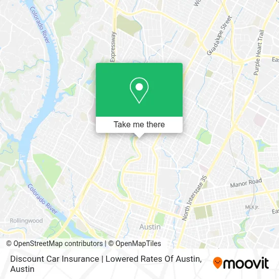 Discount Car Insurance | Lowered Rates Of Austin map