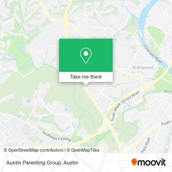 Austin Parenting Group map