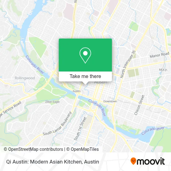 Qi Austin: Modern Asian Kitchen map