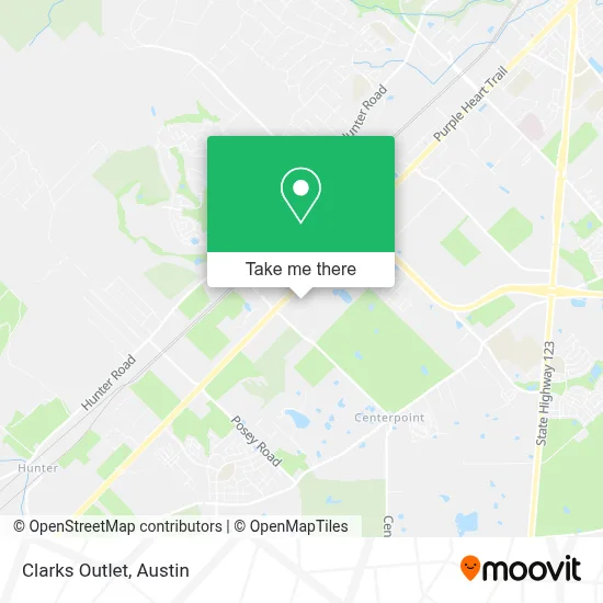 Clarks Outlet map