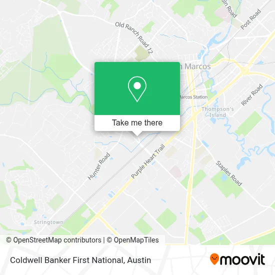 Coldwell Banker First National map
