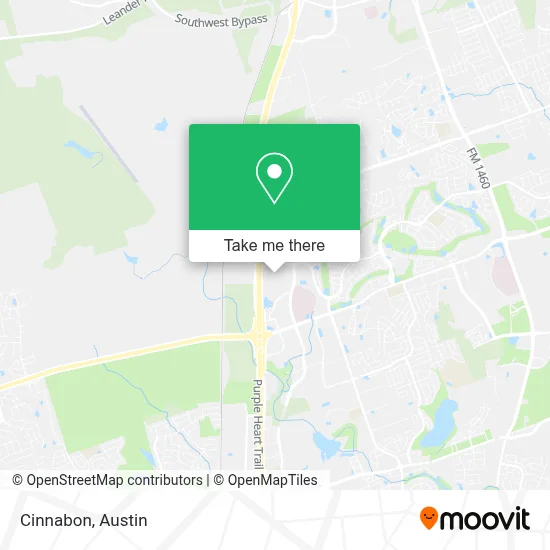 Cinnabon map