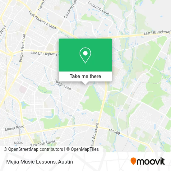Mejia Music Lessons map