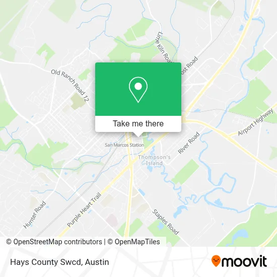 Hays County Swcd map