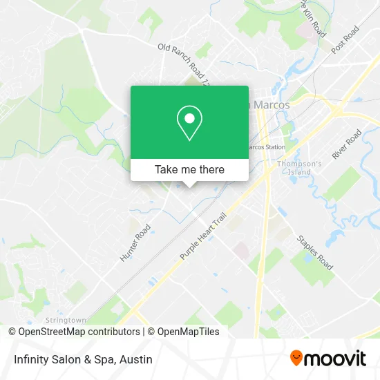 Infinity Salon & Spa map