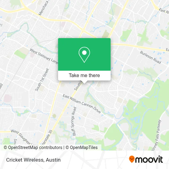 Cricket Wireless map