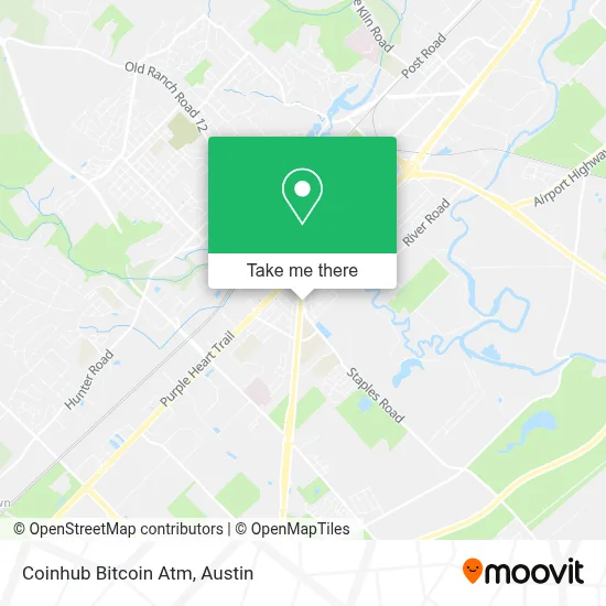 Coinhub Bitcoin Atm map