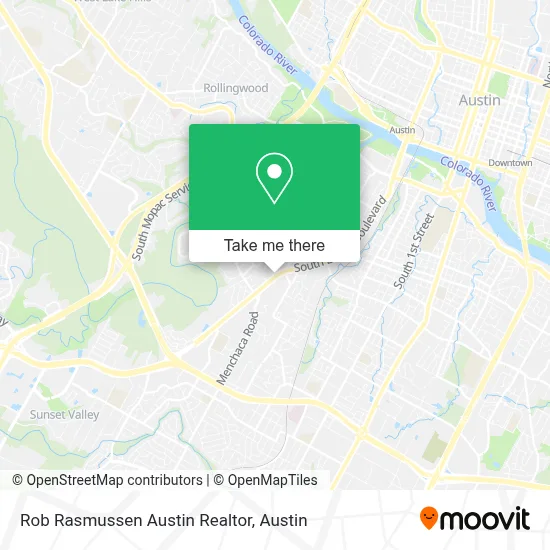Rob Rasmussen Austin Realtor map