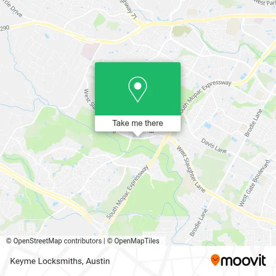 Keyme Locksmiths map