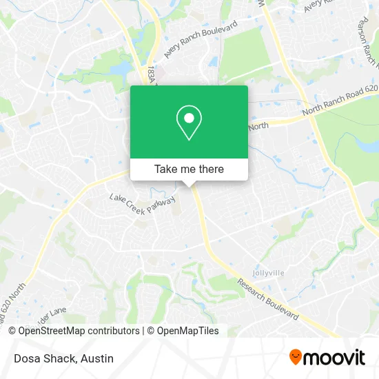 Dosa Shack map