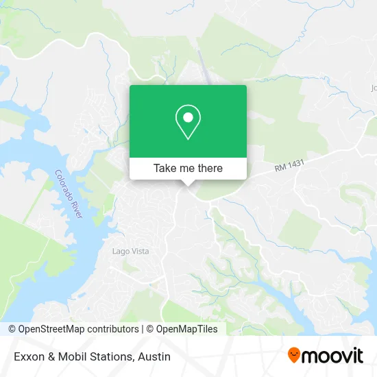 Exxon & Mobil Stations map
