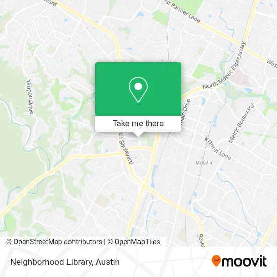Neighborhood Library map