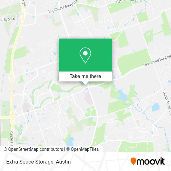 Extra Space Storage map