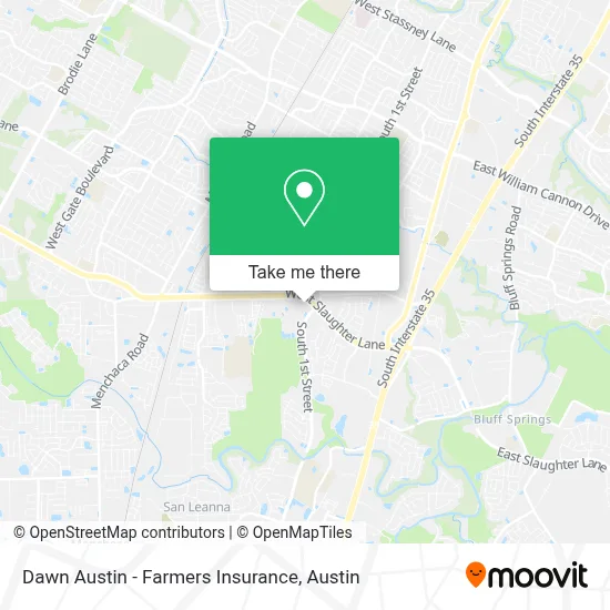 Dawn Austin - Farmers Insurance map