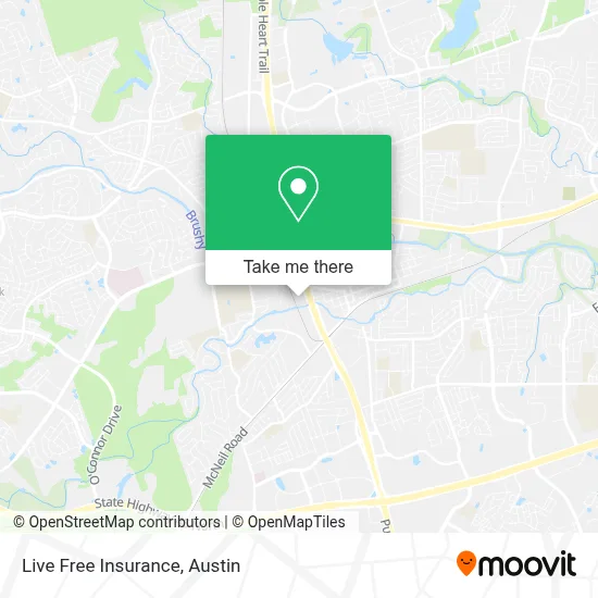 Live Free Insurance map