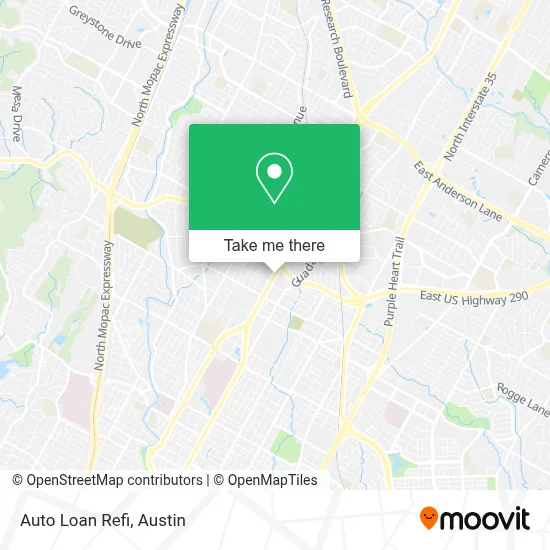 Auto Loan Refi map