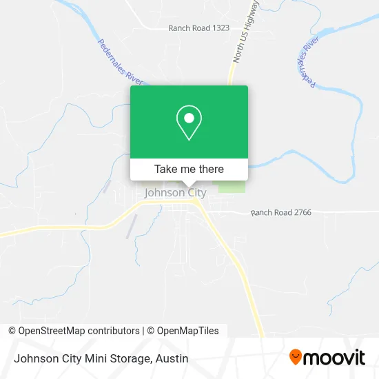Johnson City Mini Storage map