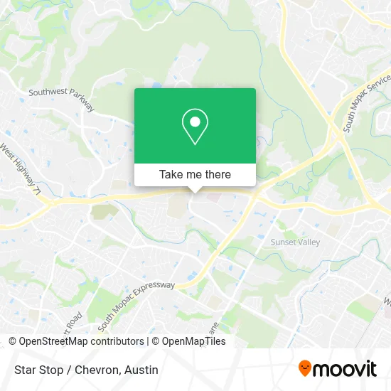 Star Stop / Chevron map