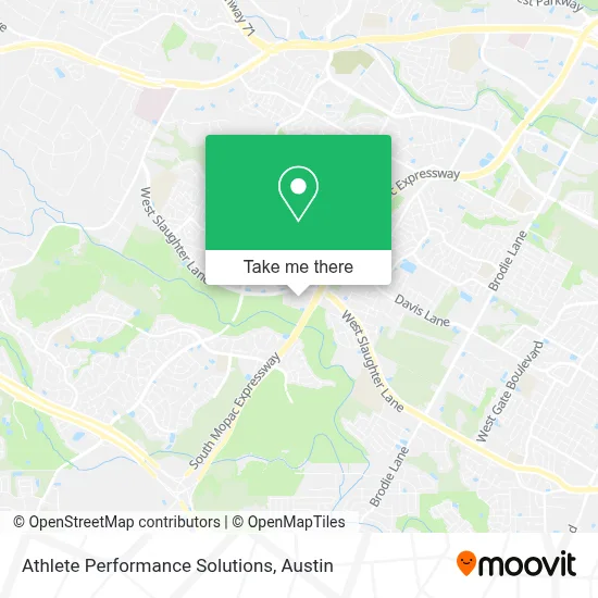 Athlete Performance Solutions map