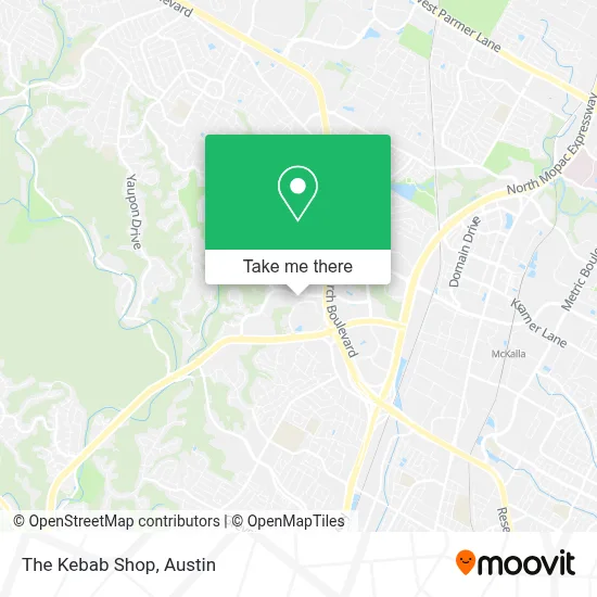 The Kebab Shop map