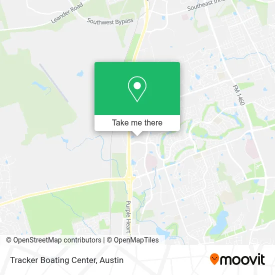 Tracker Boating Center map
