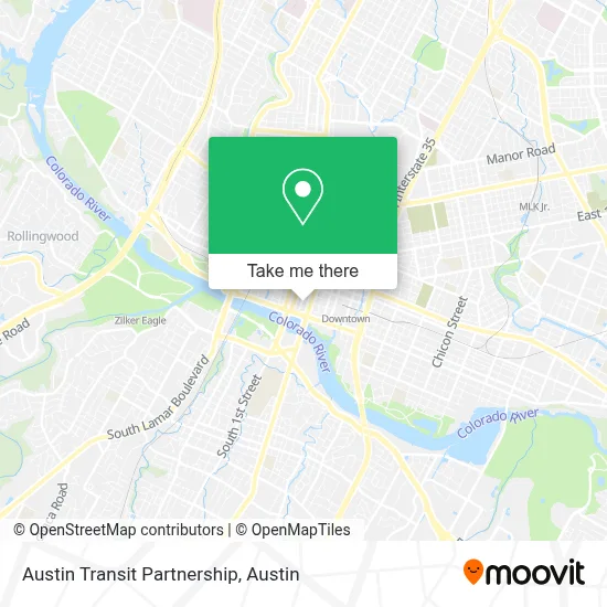 Austin Transit Partnership map