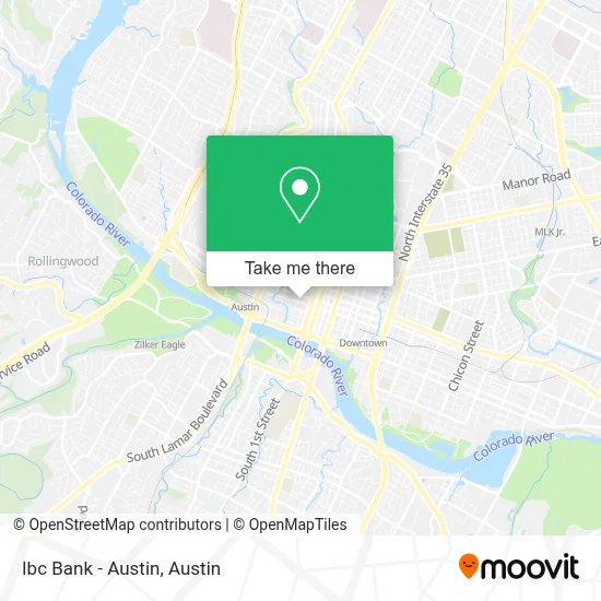 Ibc Bank - Austin map