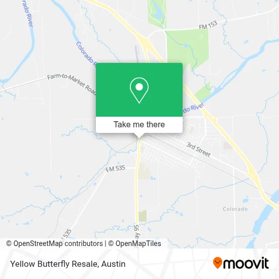 Yellow Butterfly Resale map