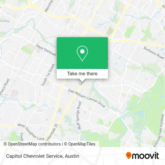 Capitol Chevrolet Service map