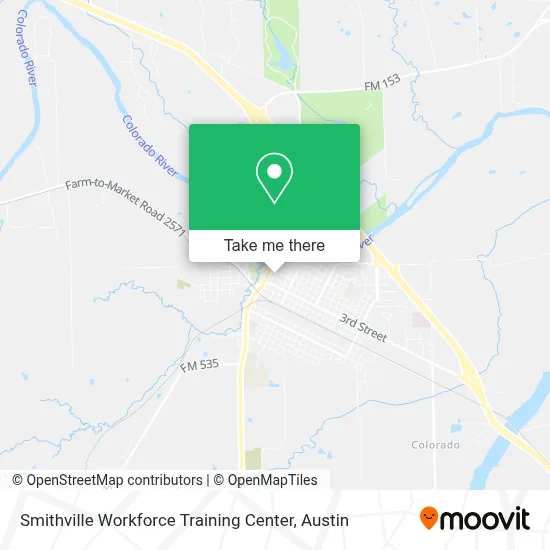 Smithville Workforce Training Center map