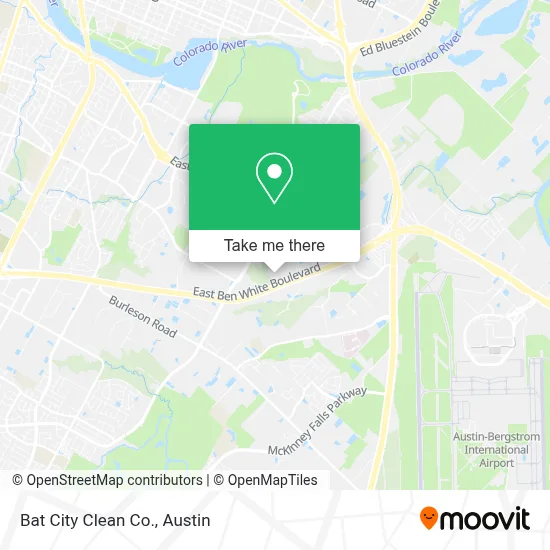 Bat City Clean Co. map
