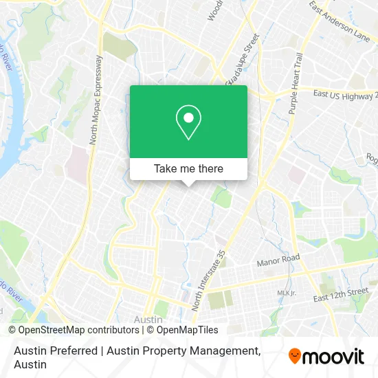 Austin Preferred | Austin Property Management map