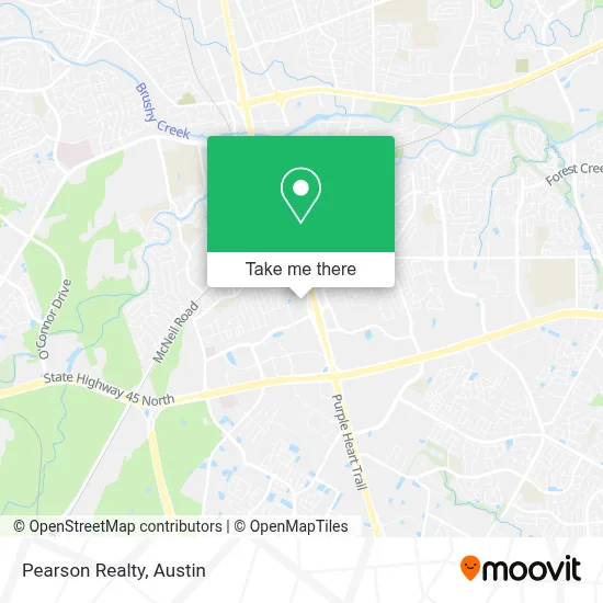 Pearson Realty map