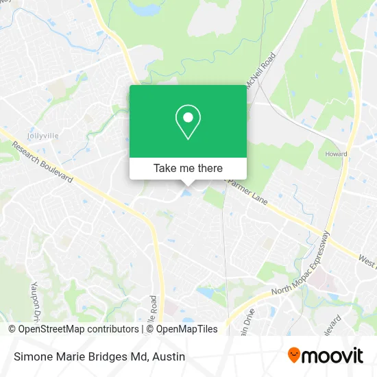 Simone Marie Bridges Md map