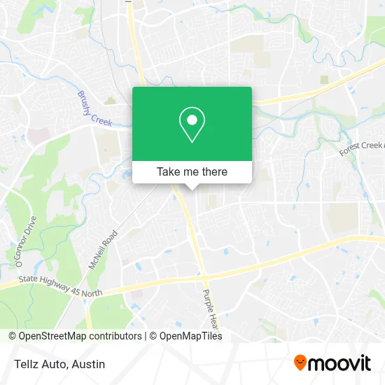 Tellz Auto map