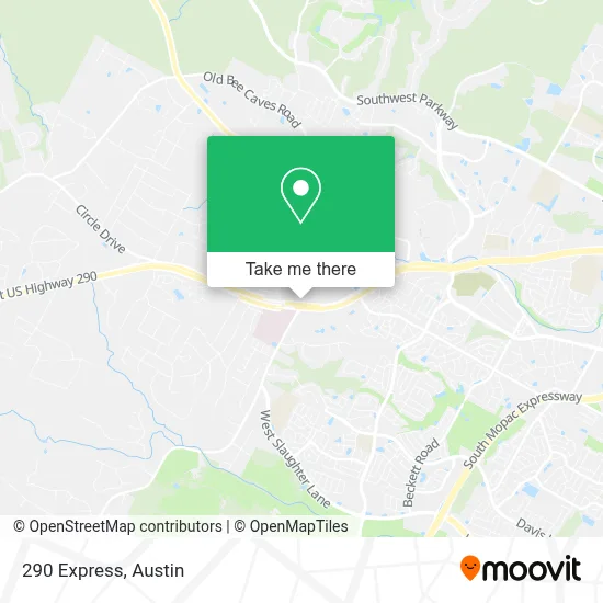 290 Express map