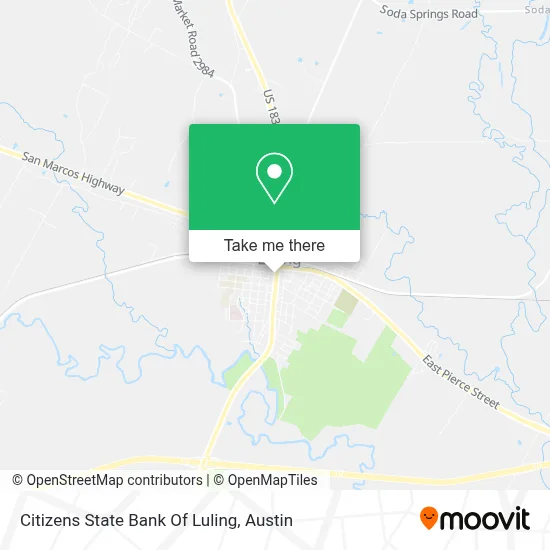 Citizens State Bank Of Luling map