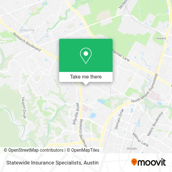 Statewide Insurance Specialists map