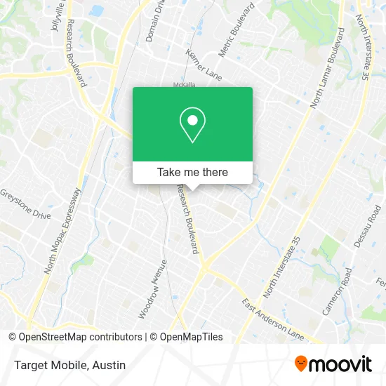 Target Mobile map