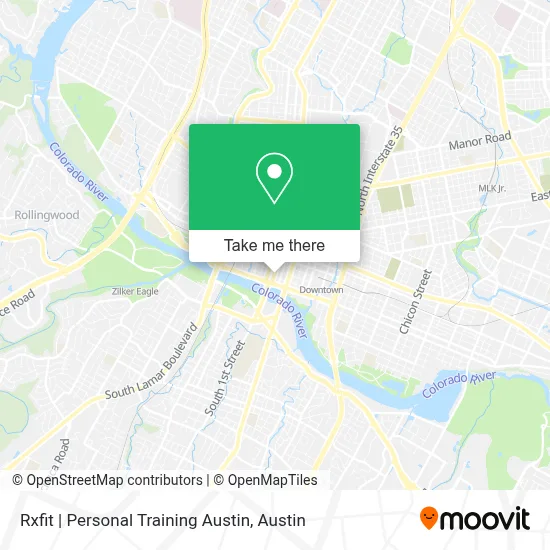 Rxfit | Personal Training Austin map