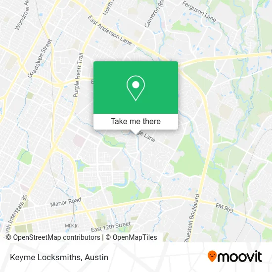 Keyme Locksmiths map