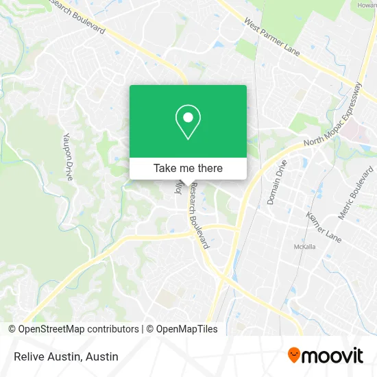 Relive Austin map