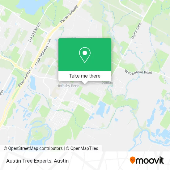 Austin Tree Experts map