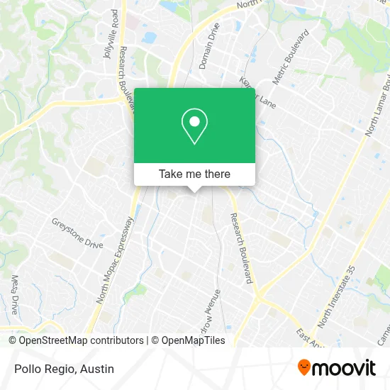Pollo Regio map